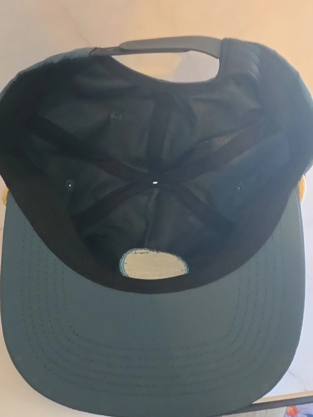 Sun Cruiser Teal Rope-Detail Cap